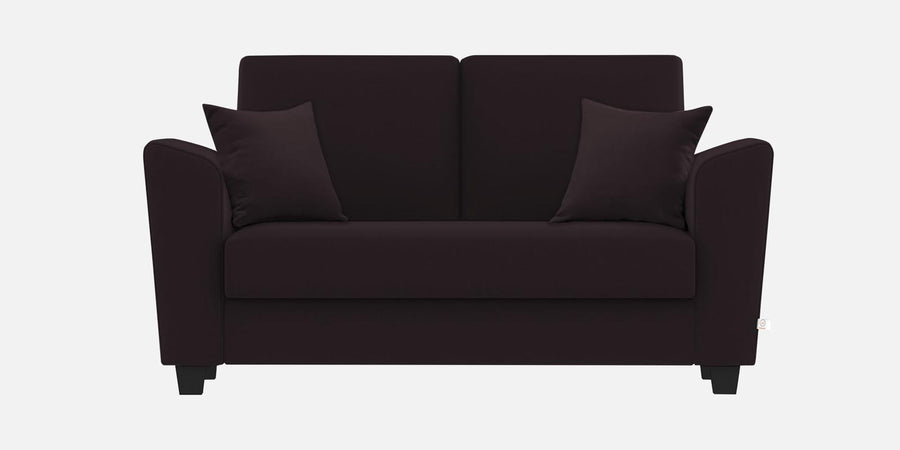 Daku Fabric 2 Seater Sofa In Cara Brown Colour - Febonic Living