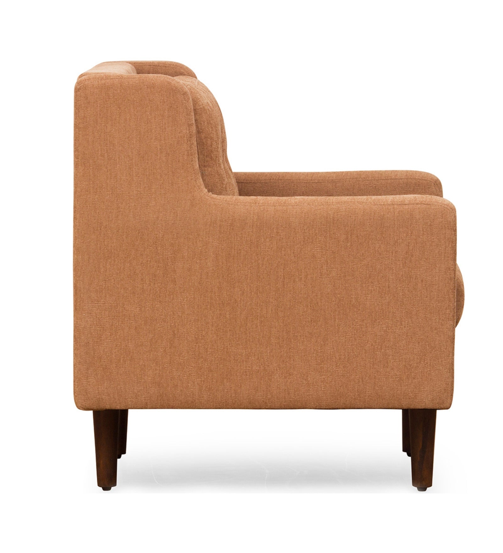 Emma Fabric Accent Chair in Beige Colour