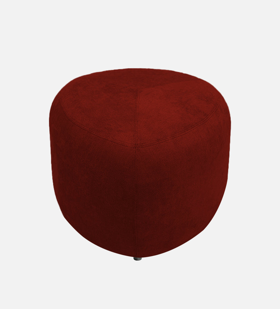 Keori Fabric Pouffe In Blood Maroon Colour - Febonic Living