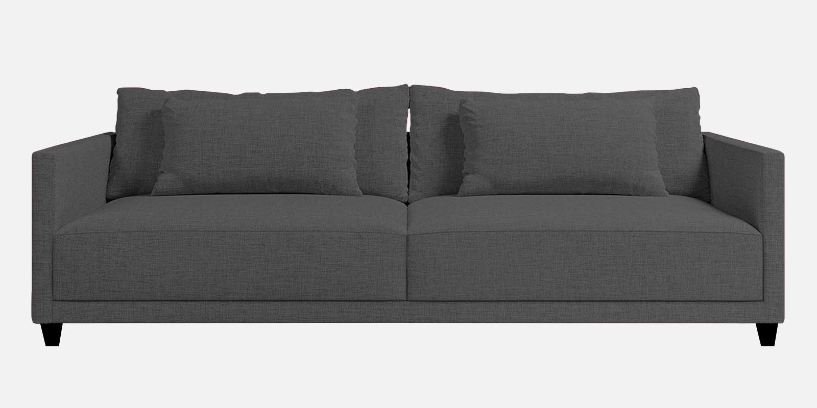 Kera Fabric 3 Seater Sofa in Charcoal Grey Colour