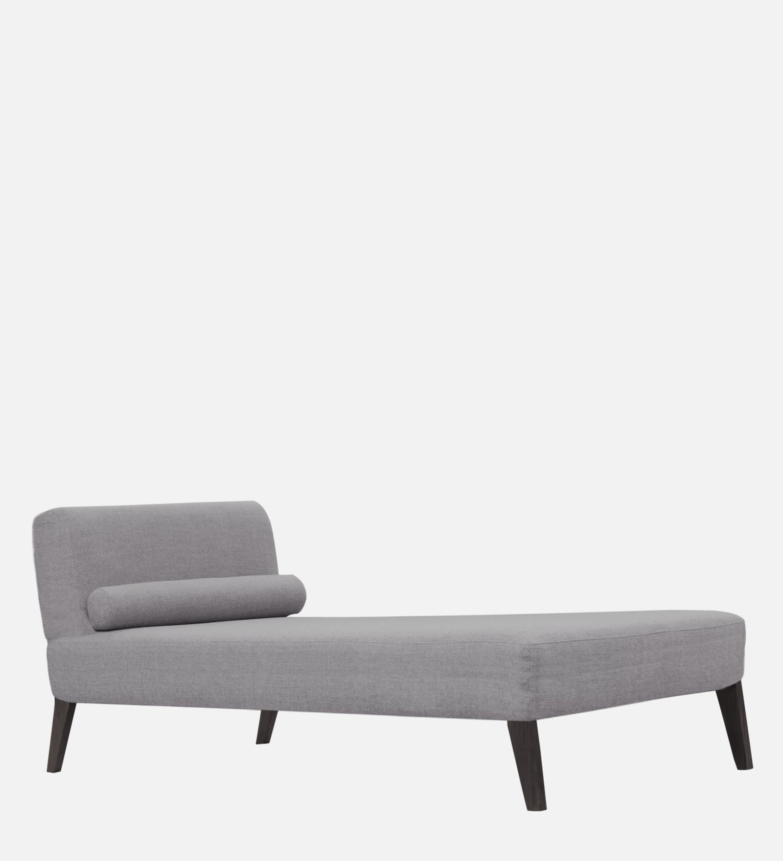 Noce Fabric Chaise Lounger In Lit Grey Colour