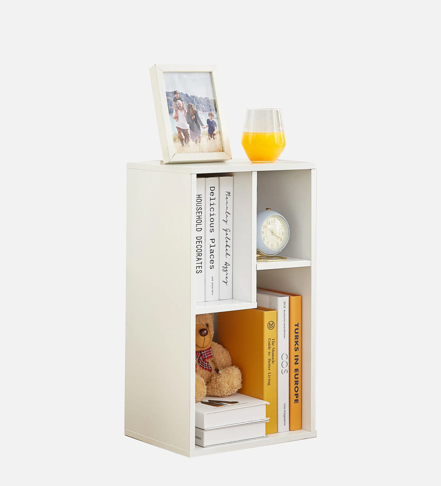 Vansel Bedside Table In Frosty White Finish - Febonic Living