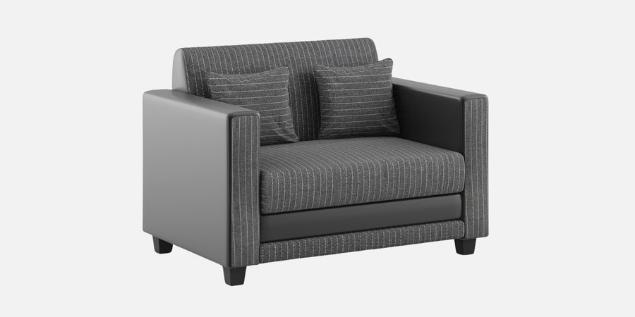 Juno Fabric 2 Seater Sofa In Lama Black Colour - Febonic Living