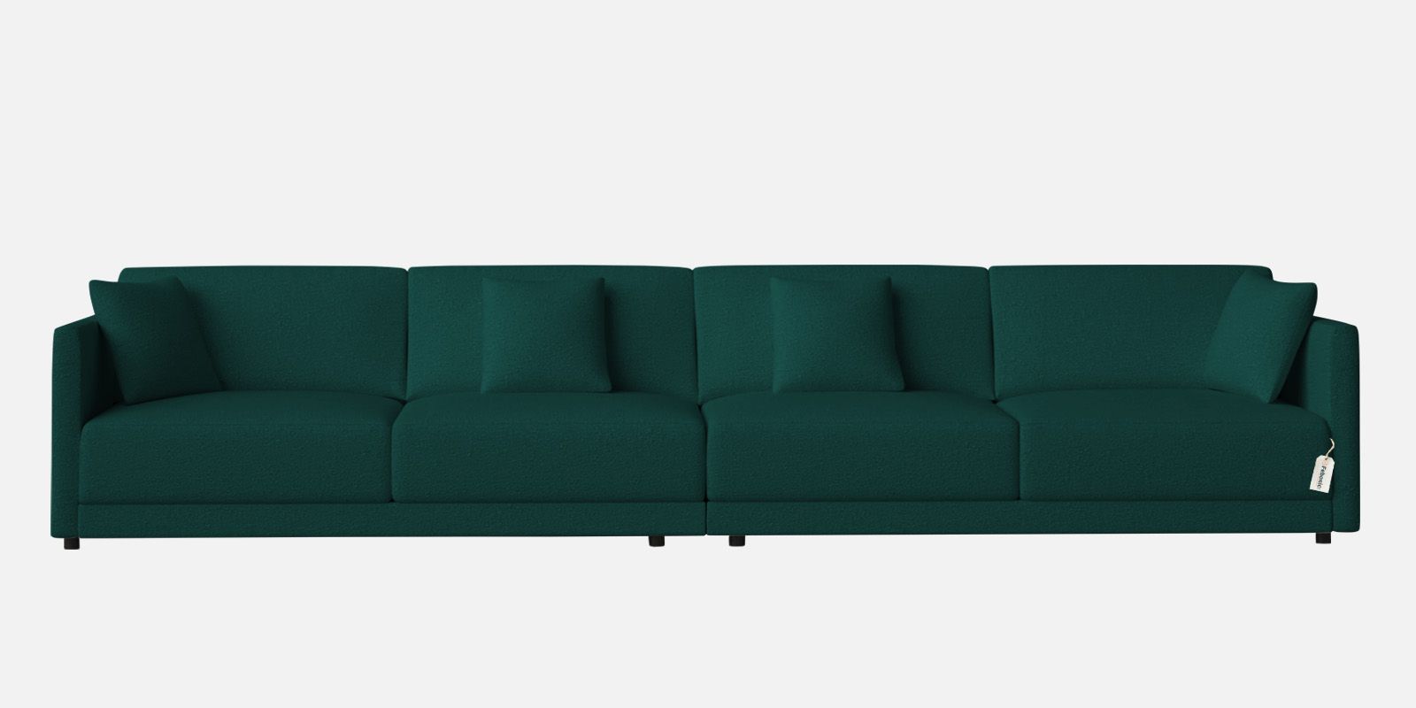 Casso Velvet 4 Seater Sofa in Forest Green Colour