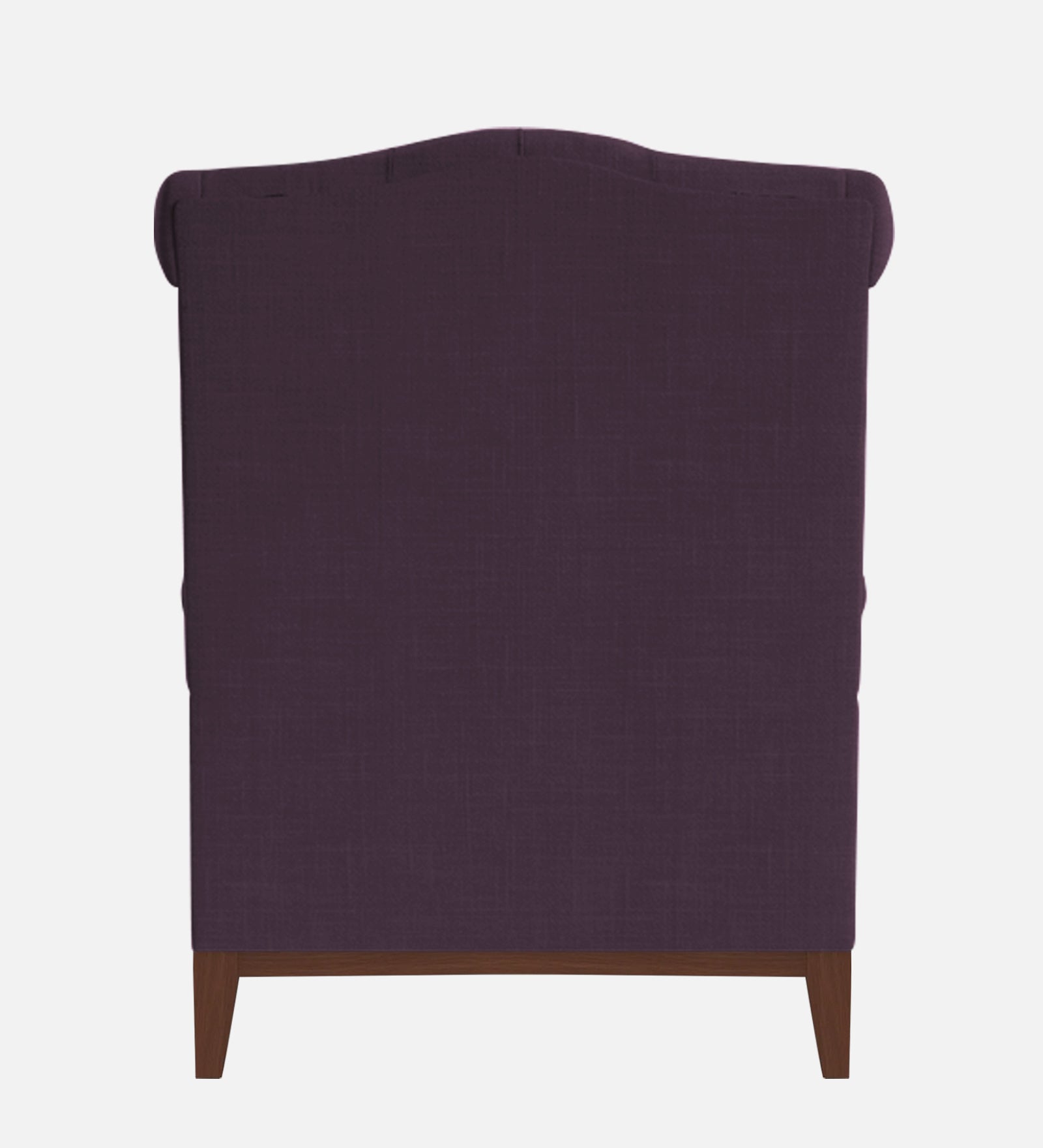 Nory Fabric 1 Seater Wing Chair in Greek Purple Colour