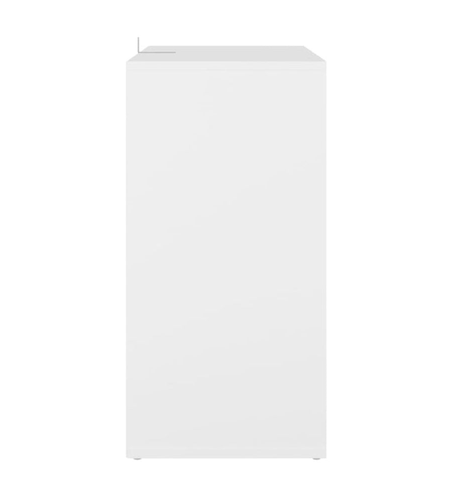 Nayeli Shoe Rack In Frosty White Finish - Febonic Living