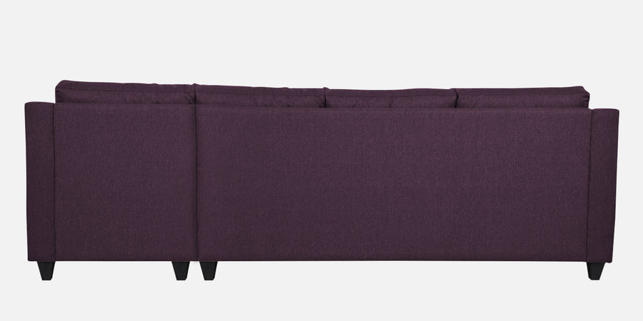 Welly Fabric Lhs Sectional Sofa 3 Lounger In Greek Purple Colour - Febonic Living