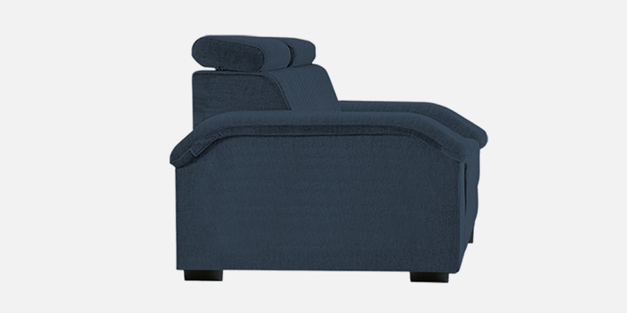 Draco Fabric 3 Seater Sofa In Denim Blue Colour - Febonic Living