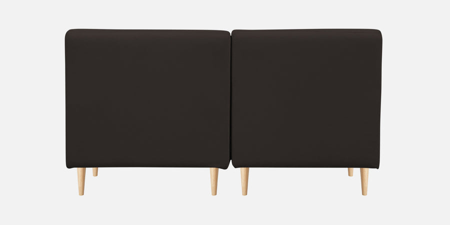 Woody Fabric 2 Seater Sofa In Coal Brown Colour - Febonic Living