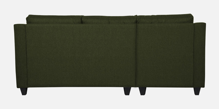 Welly Fabric Rhs Sectional Sofa 2 Lounger In Olive Green Colour - Febonic Living