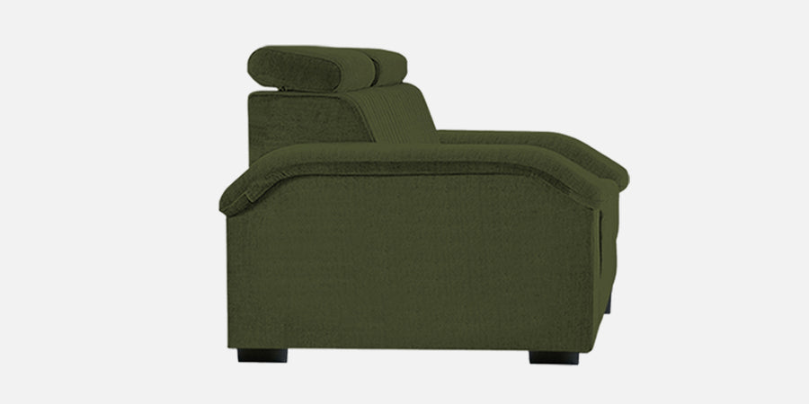 Draco Fabric 3 Seater Sofa In Olive Green Colour - Febonic Living