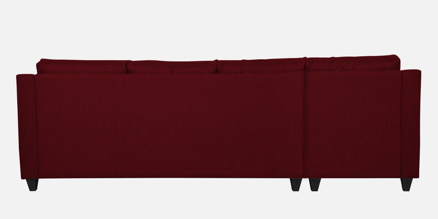 Welly Fabric Rhs Sectional Sofa 3 Lounger In Ruby Red Colour - Febonic Living