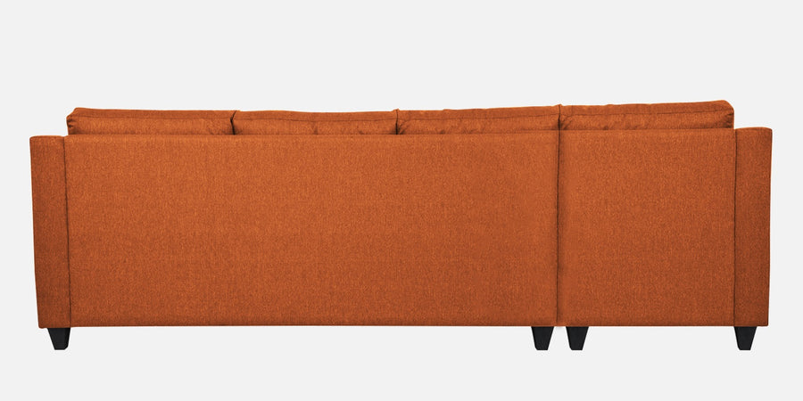 Welly Fabric Rhs Sectional Sofa 3 Lounger In Vivid Orange Colour - Febonic Living