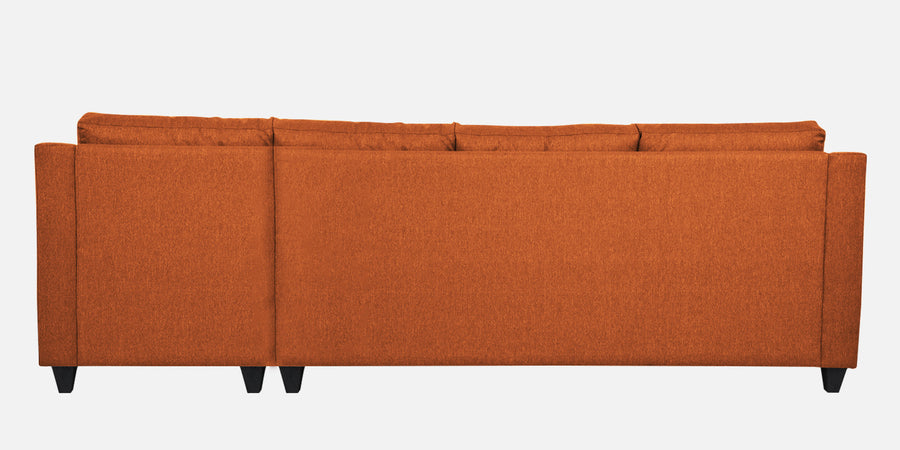 Welly Fabric Lhs Sectional Sofa 3 Lounger In Vivid Orange Colour - Febonic Living