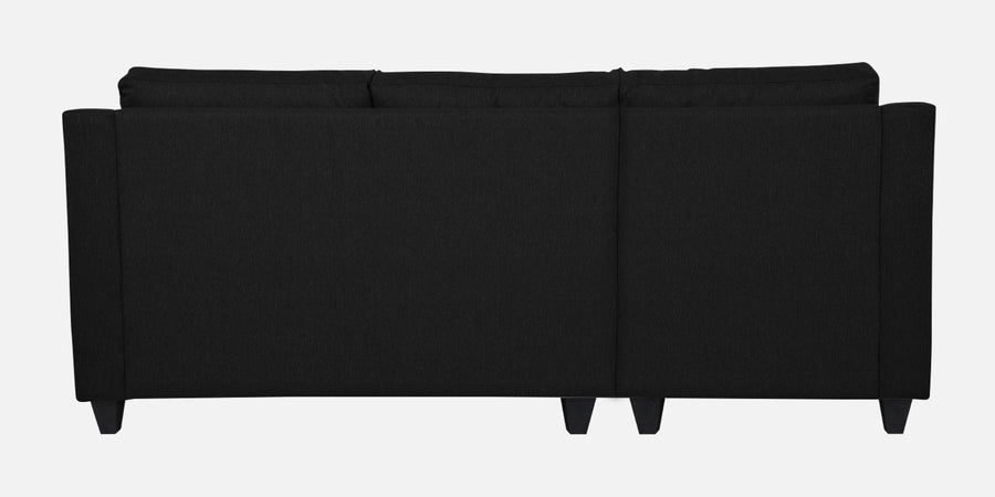 Welly Fabric Rhs Sectional Sofa 2 Lounger In Zed Black Colour - Febonic Living