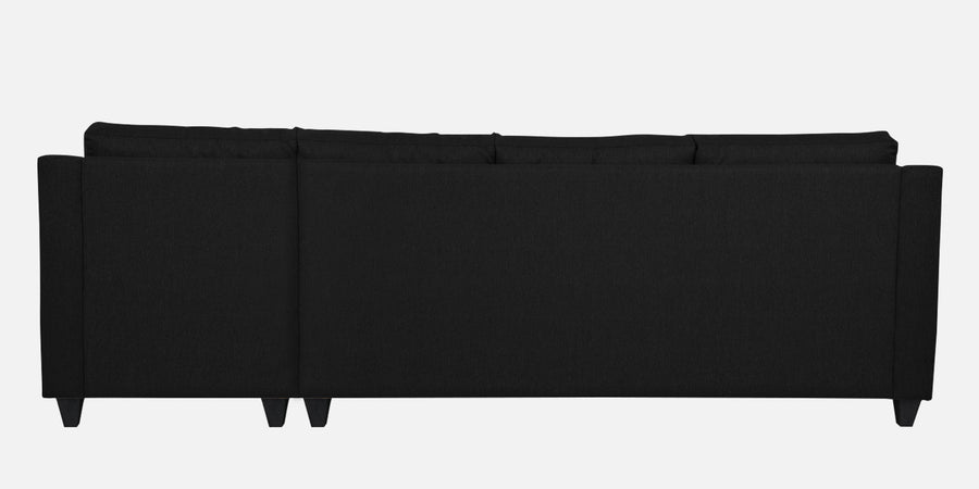 Welly Fabric Lhs Sectional Sofa 3 Lounger In Zed Black Colour - Febonic Living
