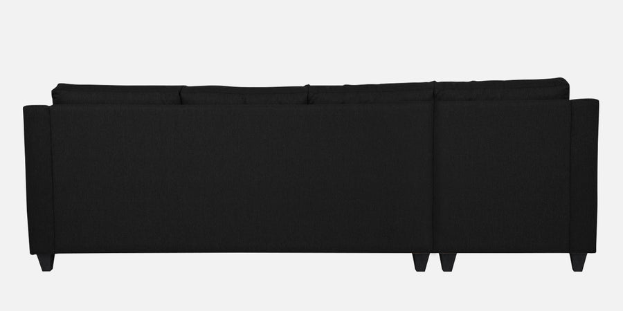 Welly Fabric Rhs Sectional Sofa 3 Lounger In Zed Black Colour - Febonic Living