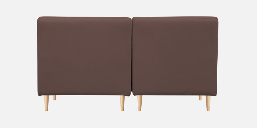 Woody Fabric 2 Seater Sofa In Berry Wine Colour - Febonic Living