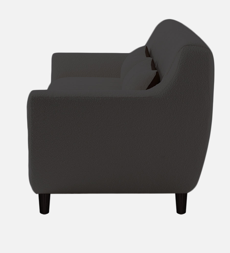 Nesco Boucle Fabric 1 Seater Sofa In Avio Grey Colour - Febonic Living