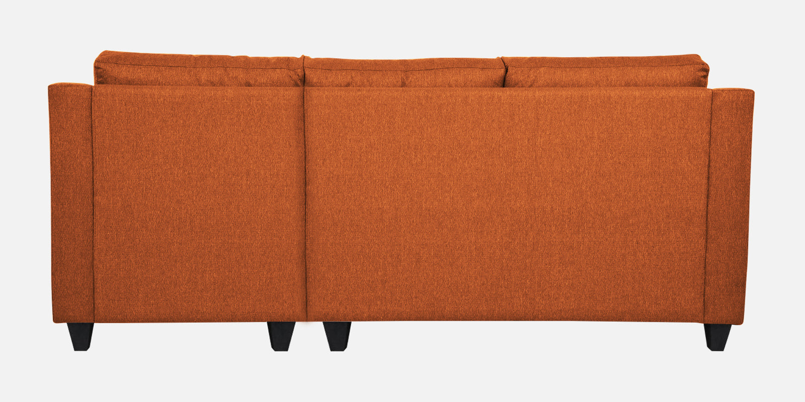 Welly Fabric LHS Sectional Sofa (2 + Lounger) Vivid Orange Colour