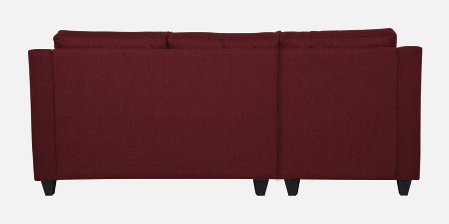 Welly Fabric Rhs Sectional Sofa 2 Lounger In Blood Maroon Colour - Febonic Living