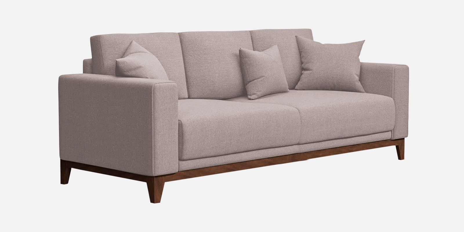 Luca Fabric 3 Seater Sofa in Almond Beige Colour