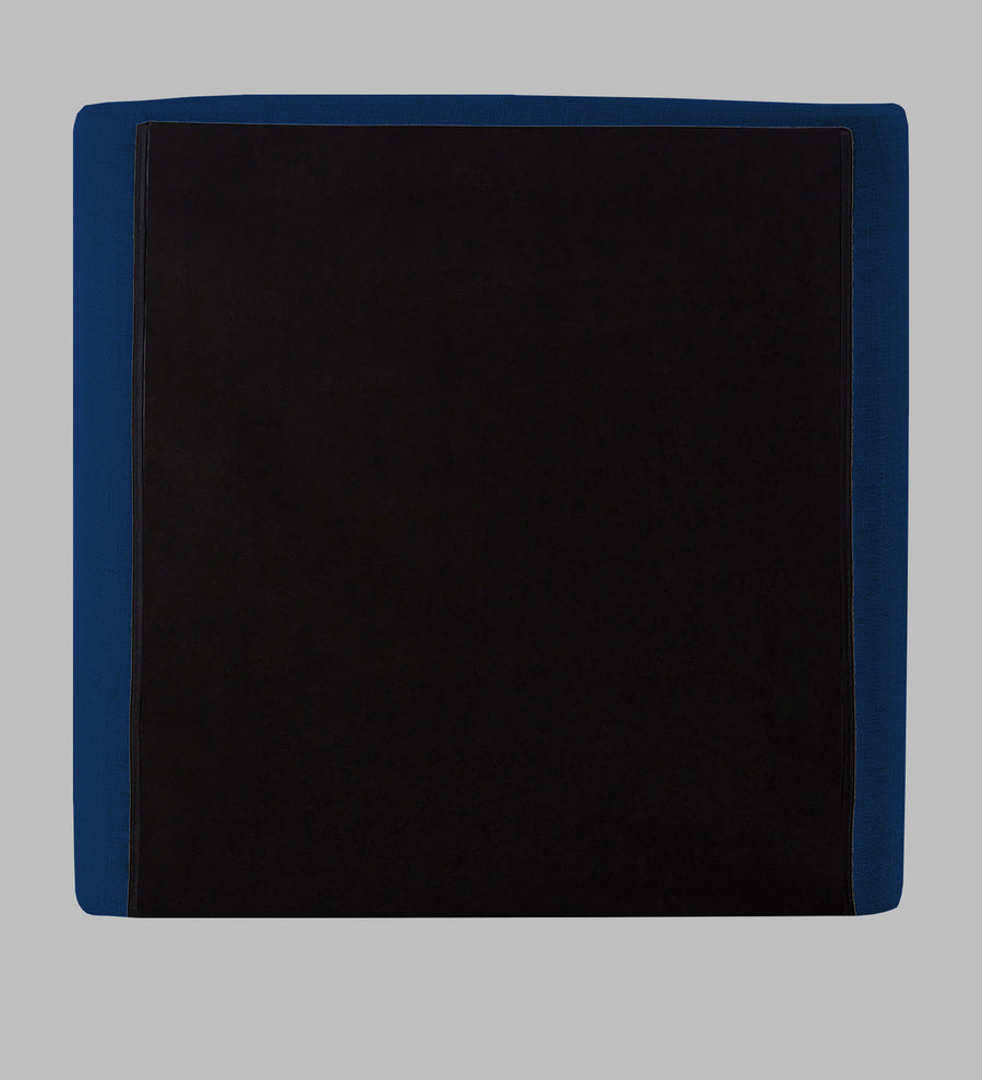 Lenny Fabric Upholstered Single Size Bed In Royal Blue Colour - Febonic Living