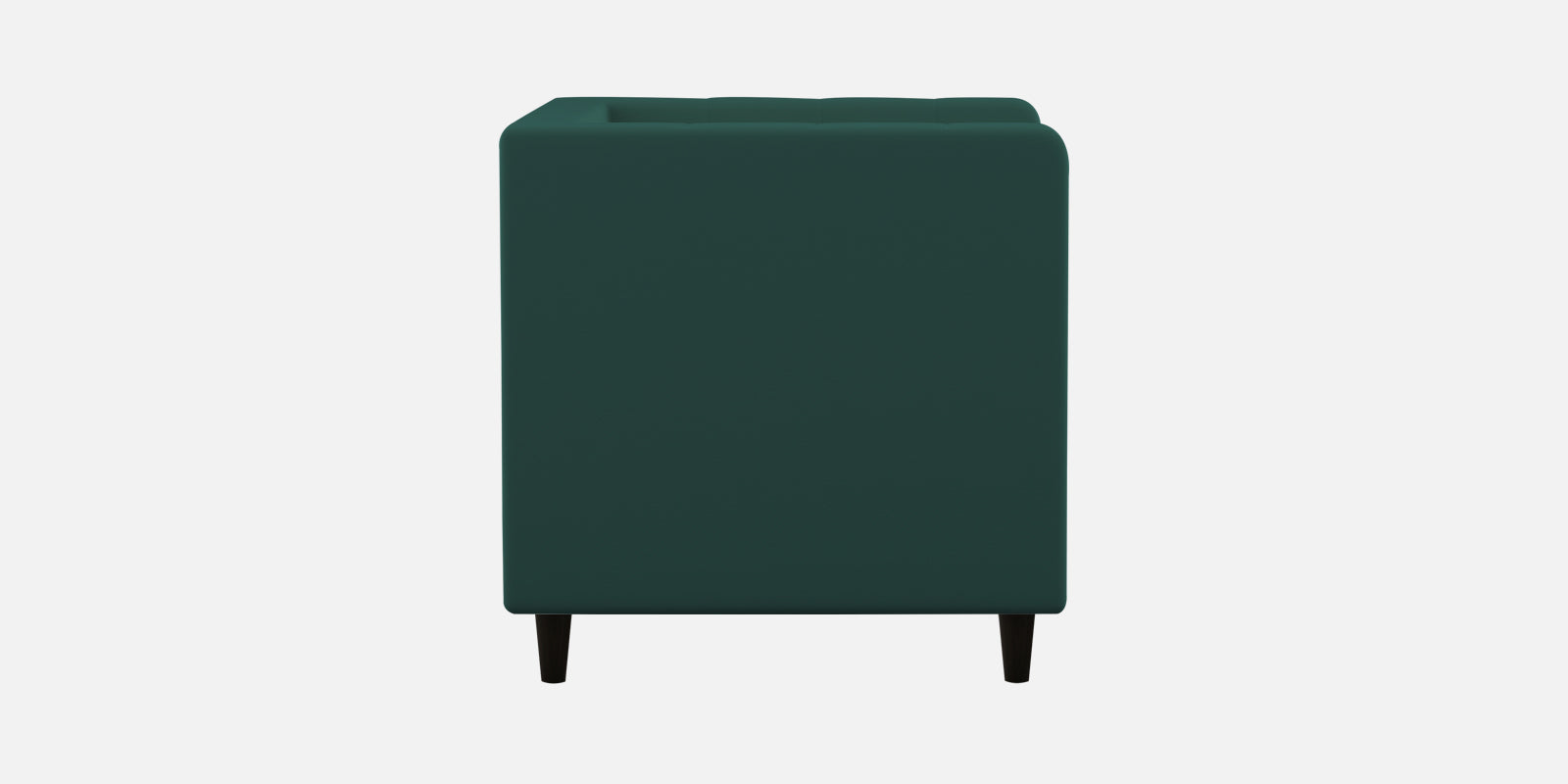 Braulia Velvet 3 Seater Sofa In Pine Green Colour