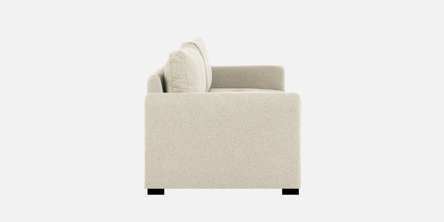 Sigma Fabric 2 Seater Sofa In Ivory Cream Colour - Febonic Living