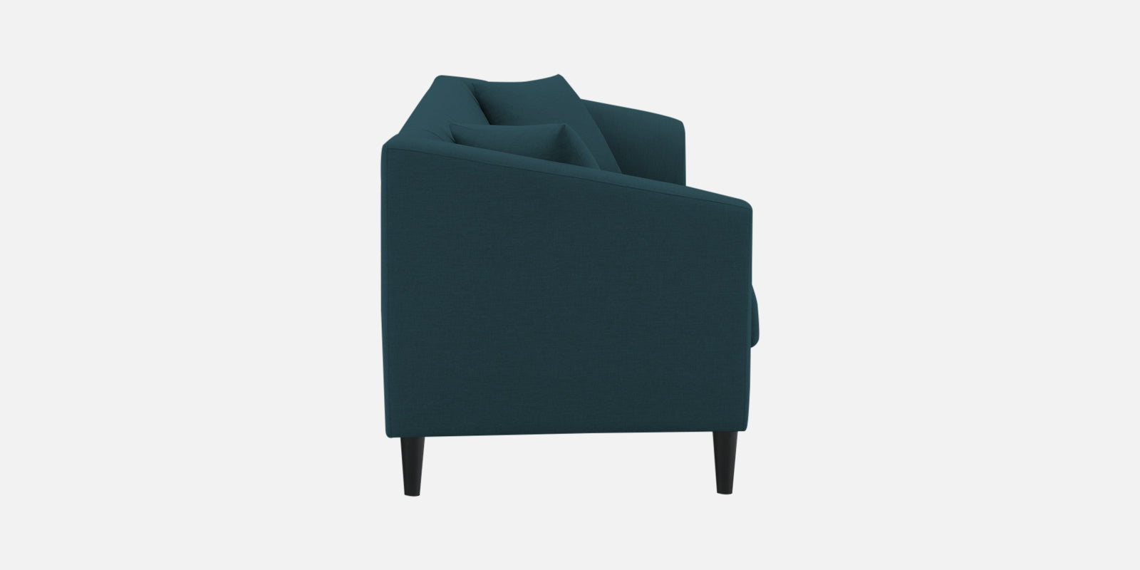 Polon Fabric 3 Seater Sofa In Harbour Blue Colour