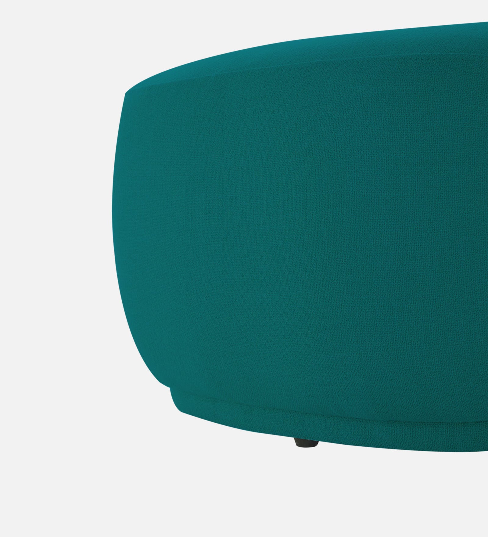 Nona Fabric Pouffe In Sea Green Colour