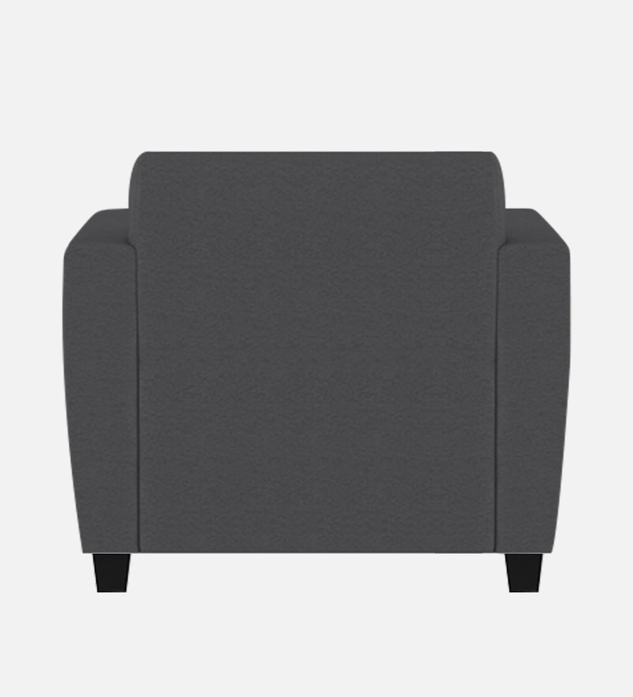 Gozi Fabric 1 Seater Sofa In Maba Grey Colour - Febonic Living