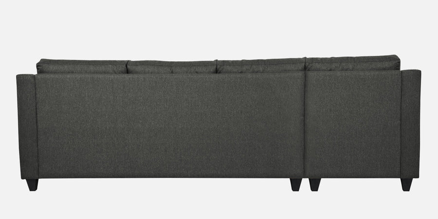 Welly Fabric Rhs Sectional Sofa 3 Lounger In Charcoal Grey Colour - Febonic Living