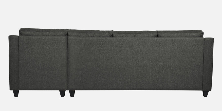 Welly Fabric Lhs Sectional Sofa 3 Lounger In Charcoal Grey Colour - Febonic Living