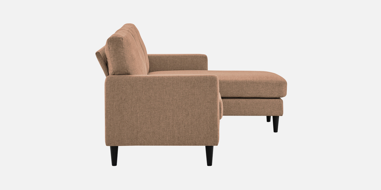 Romie Fabric LHS Sectional Sofa (2+Lounger) in Cosmic Beige Colour