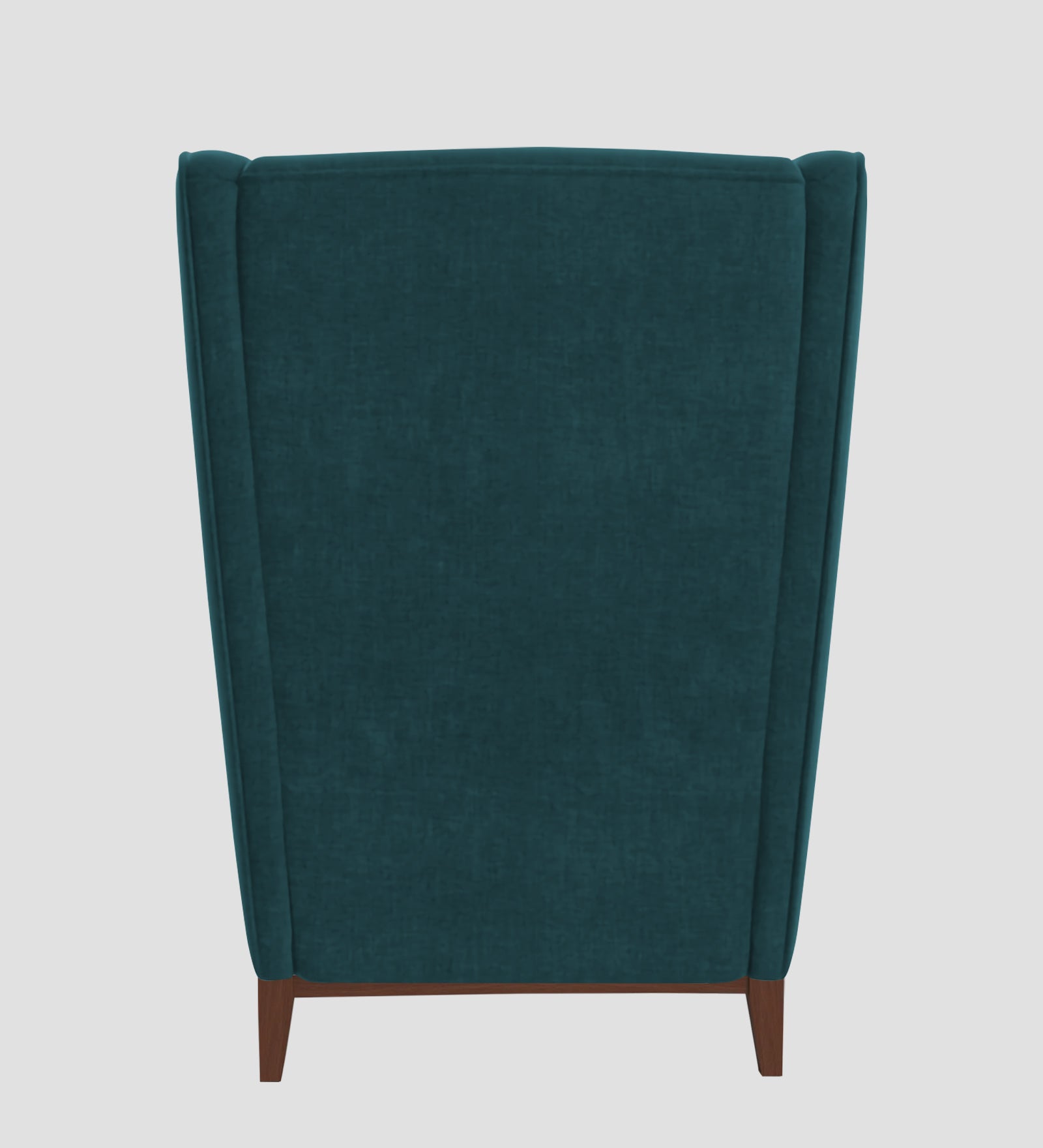 Suri Velvet 1 Seater Wing Chair in Arabian Green Colour