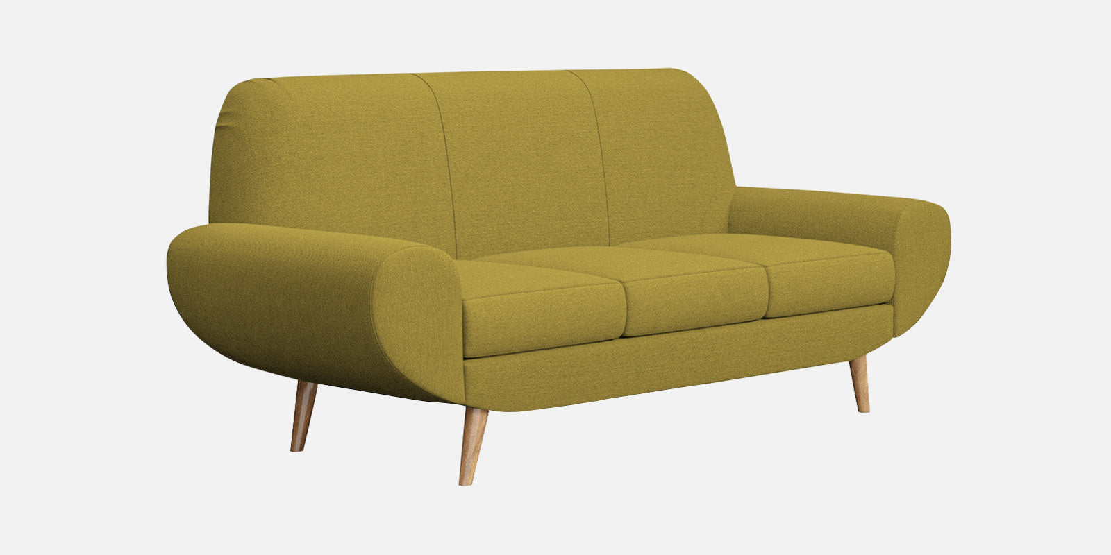 Jessy Fabric 3 Seater Sofa in Parrot Green Colour