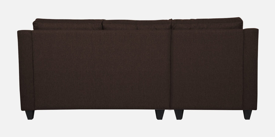 Welly Fabric Rhs Sectional Sofa 2 Lounger In Coffee Brown Colour - Febonic Living