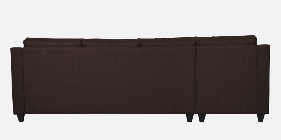 Welly Fabric Rhs Sectional Sofa 3 Lounger In Coffee Brown Colour - Febonic Living