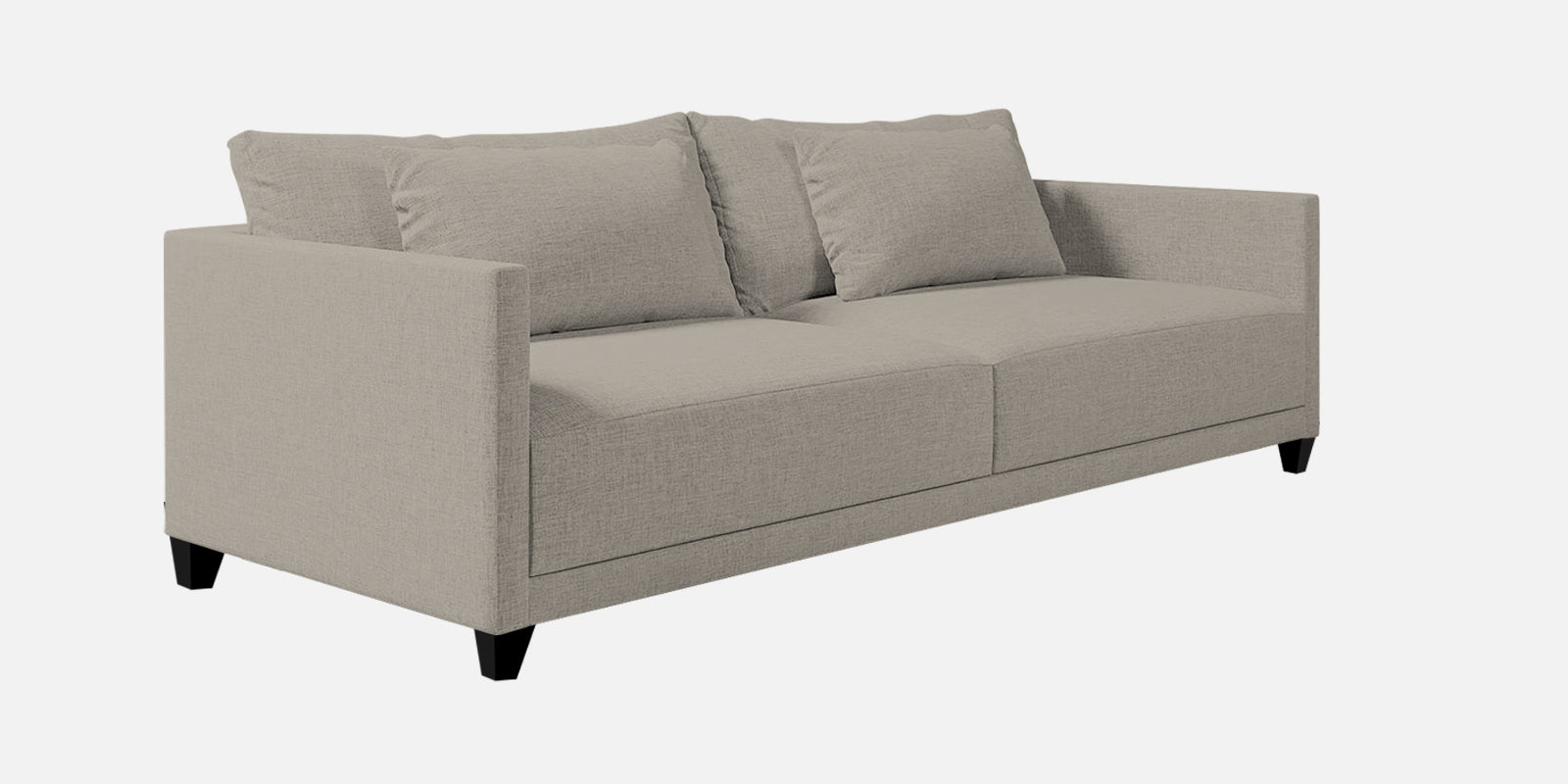 Kera Fabric 3 Seater Sofa in Ash Grey Colour