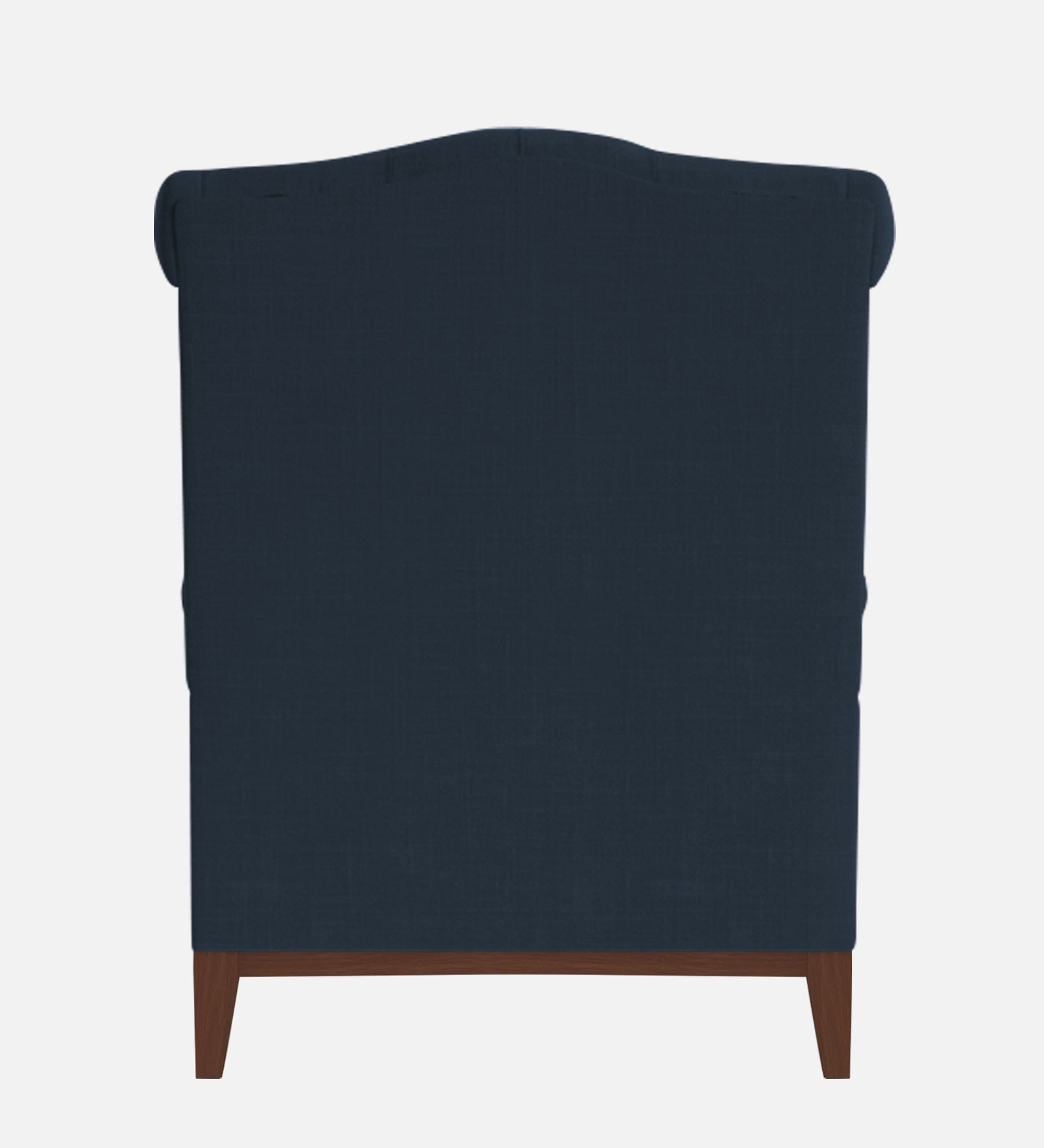 Nory Fabric 1 Seater Wing Chair in Denim Blue Colour