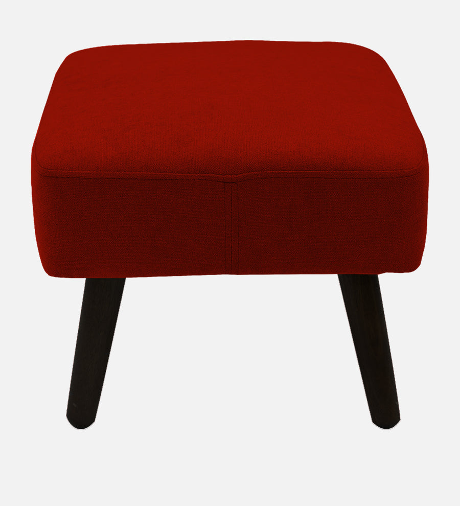 Luke Fabric Foot Stool In Ruby Red Colour - Febonic Living