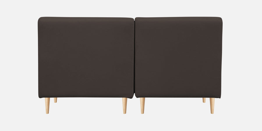 Woody Fabric 2 Seater Sofa In Lito Brown Colour - Febonic Living