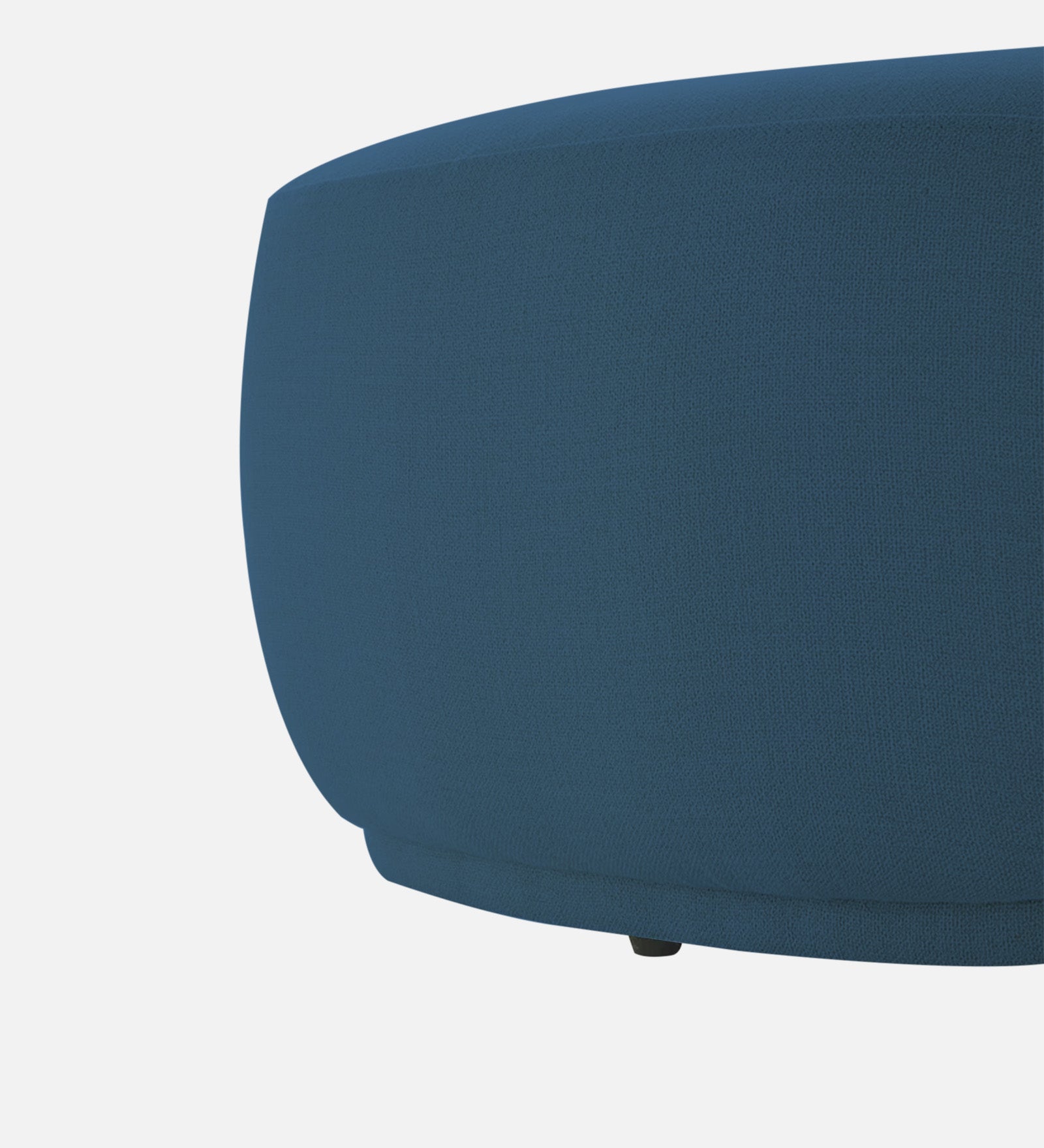 Nona Fabric Pouffe In Light Blue Colour