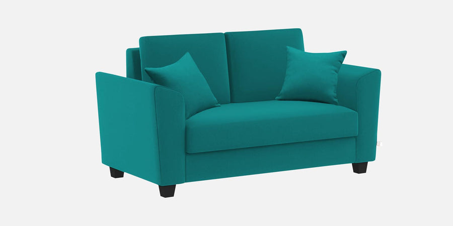 Daku Fabric 2 Seater Sofa In Sea Green Colour - Febonic Living