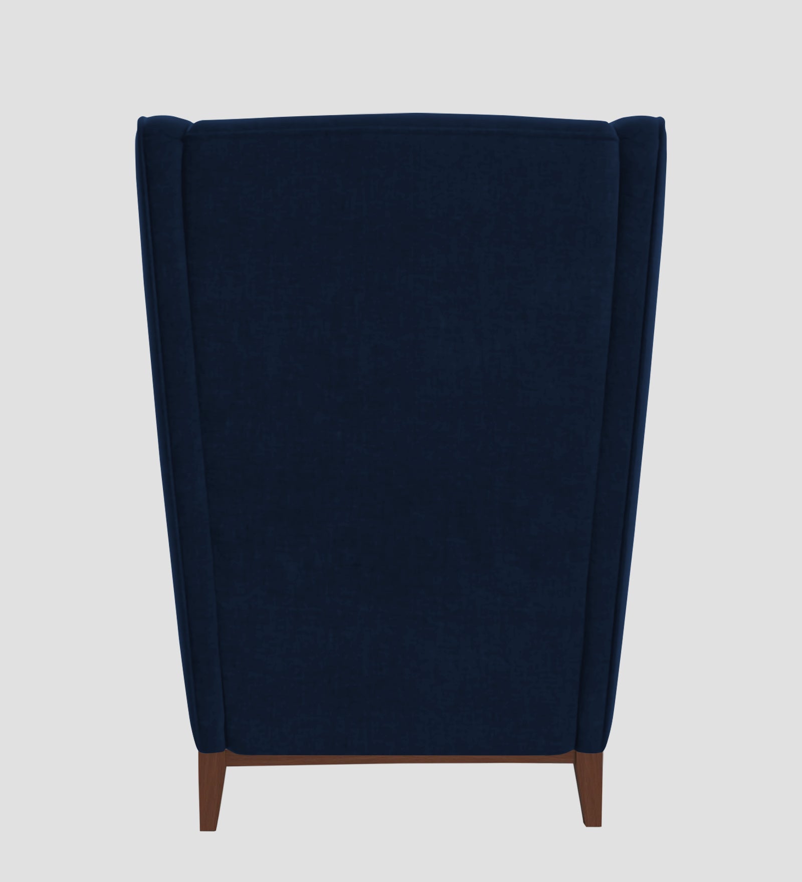 Suri Velvet 1 Seater Wing Chair in Imperial Blue Colour