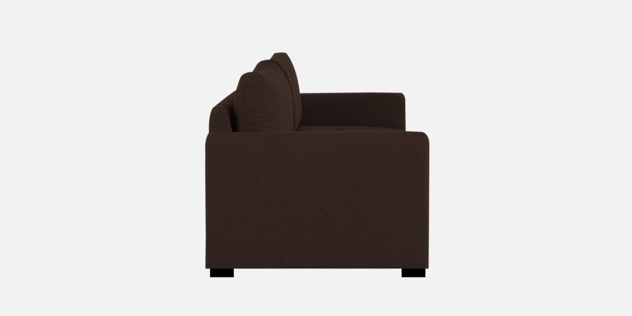Sigma Fabric 3 Seater Sofa In Coffee Brown Colour - Febonic Living