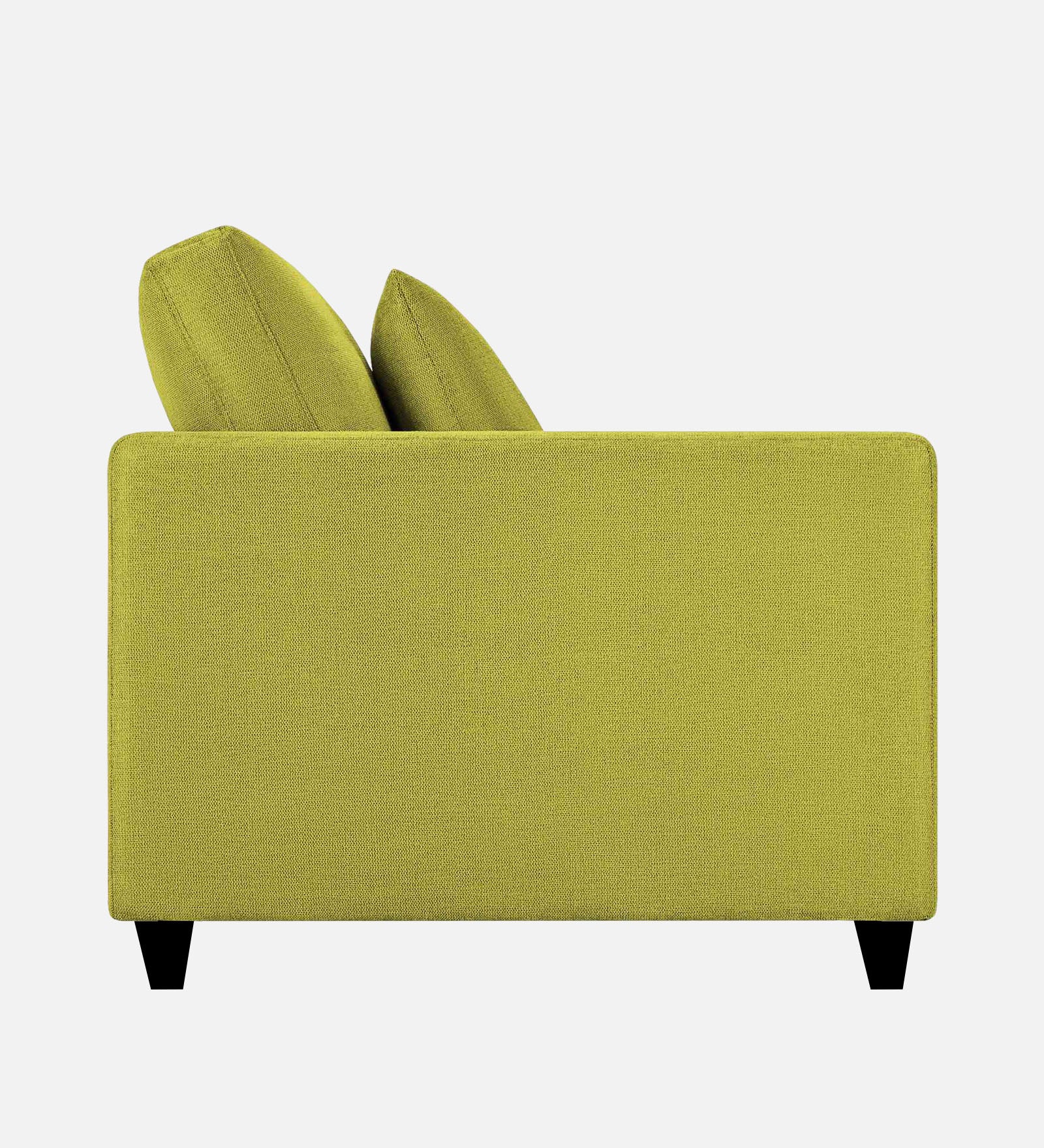 Kera Fabric 1 Seater Sofa in Parrot Green Colour