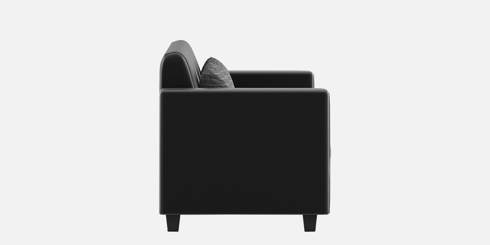 Juno Fabric 3 Seater Sofa in Lama Black Colour