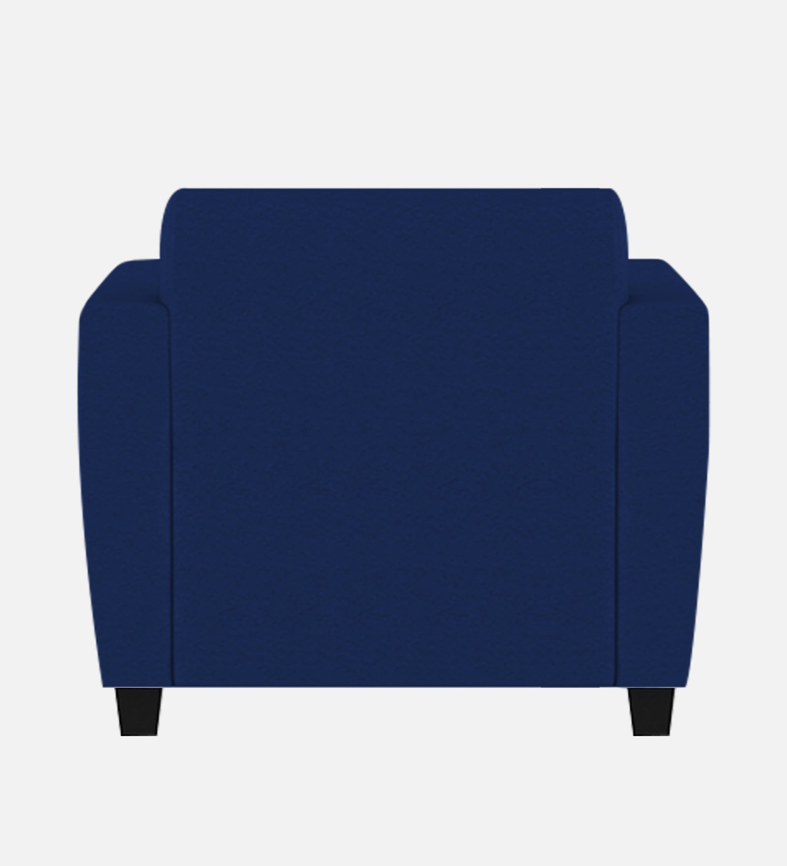 Gozi Fabric 1 Seater Sofa In Royal Blue Colour